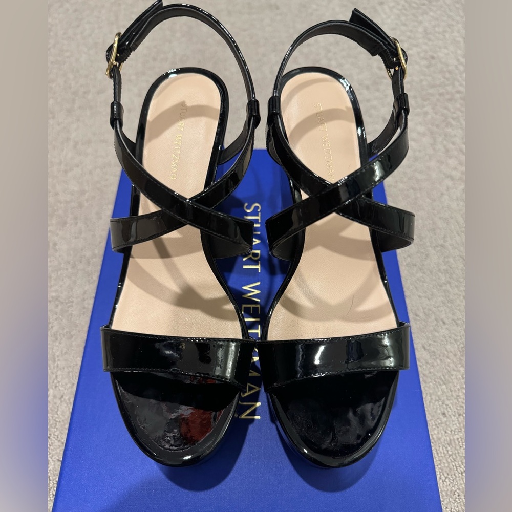 Stuart Weitzman wedge sandals size 38.5